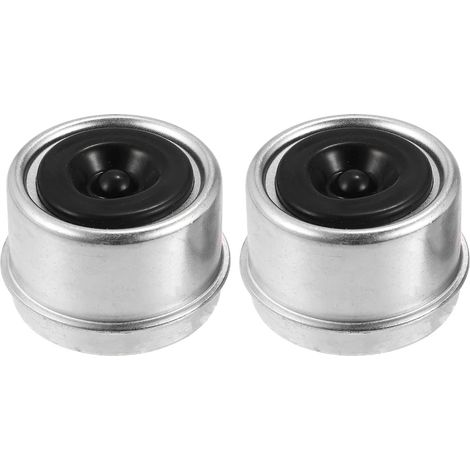 Capuchon De Moyeu De Remorque 2 Pièces Pour Essieux 2000-3500  Métal Et Caoutchouc, Diamètre Extérieur 5Cm/1.98", Diamètre Intérieur 4.8Cm/1.89", Pour Moyeux Avant Et Arrière (1/5)