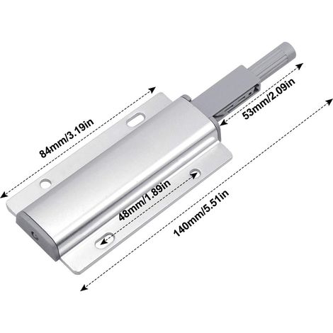 2-teiliges Push-to-Open-Magnetverschlusssystem für Schrankschubladen, magnetische Türverschlüsse, magnetische Türverschlüsse für Möbel