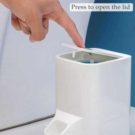 Kit de nettoyage des toilettes avec brosses jetables et 10 têtes de rechange désinfectantes, système de lavage puissant en PP/ABS/TPR/éponge non tissée, base 15,2x11x17 cm, manche 40 cm (1/3)