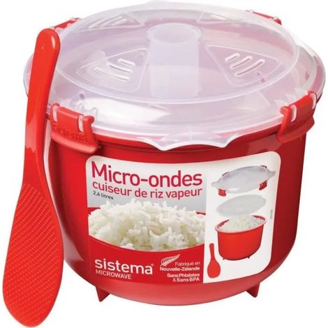 Apparat zum Kochen Sistema microwave rice cooker Kapazität 2.6L