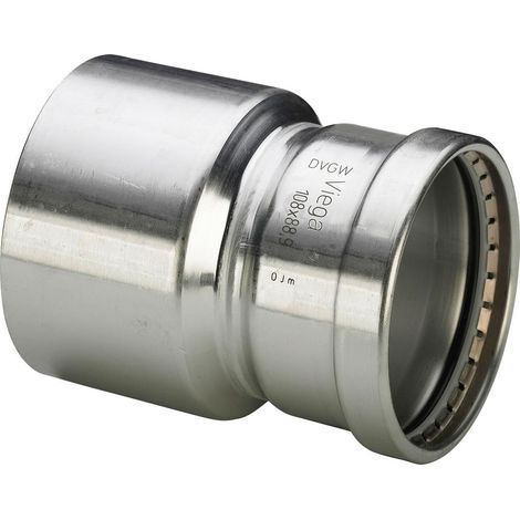 Viega Sanpress Inox XL-Riduttore, d1 88,9, d2 76,1 acciaio inossidabile Modello 2315.1XL, 483159