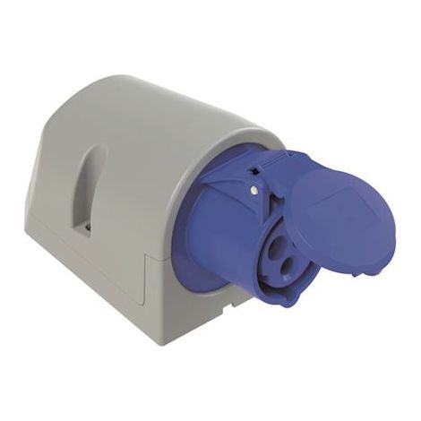 prise saillie - 16a - 2p+t - 200 à 250v - ip44 - bizline 701117