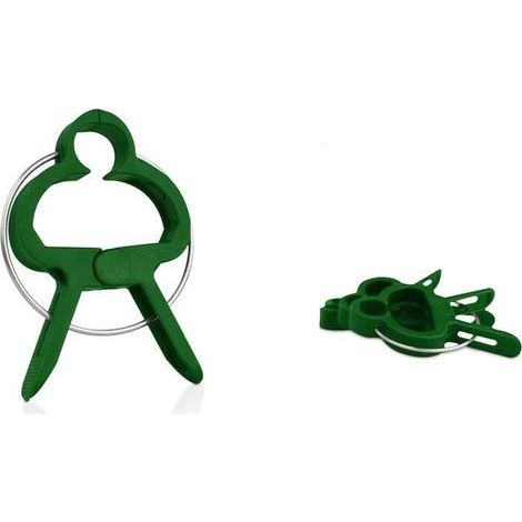 Garden pruner clips for tomatoes, roses, cucumbers, and other climbing plants, sturdy ties, 50 pieces.
