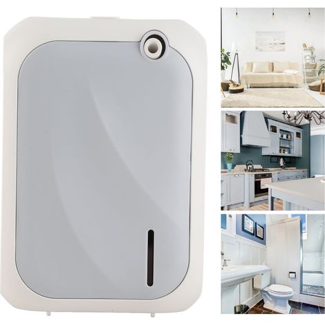 Humidificador de aire XS105, 200 m³, temporizador, control por aplicación, Bluetooth, 140 ml, conexión USB, montaje en pared y mesa, gris, aroma, material: PP (1/5)