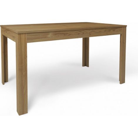 Mesa extensible 140+60L x 80P x h75 – Acabado en madera nogal Stelvio – Sarmog