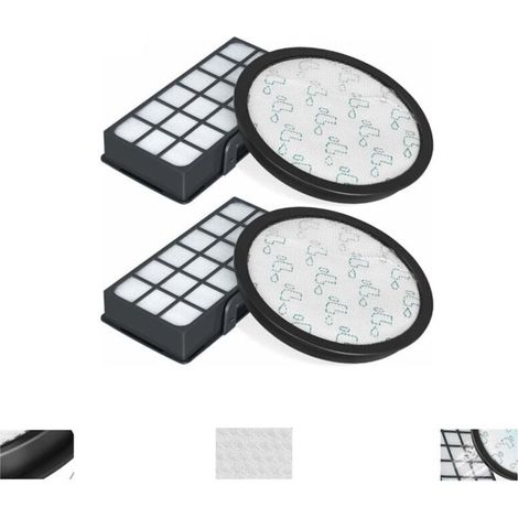Lot de 2 Filtres HEPA pour Rowenta Silence Force Cyclonic 4AAAA RO7647EA RO7663EA RO7676EA RO7681EA (Modèle RO76xx) Aspirateurs, Filtre de Rechange Accessoires ZR903701 H246,TRIMEC (1/5)