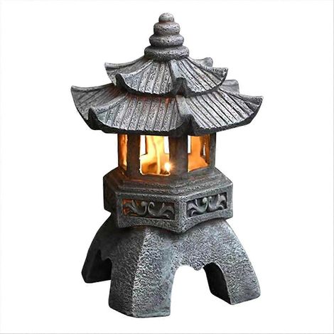 Lanterne pagode solaire décorative pour jardin, C (1/5)