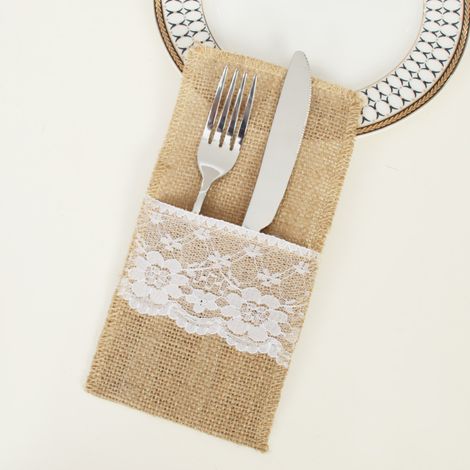 Decorative items, ornaments, cutlery sets, linen lace trim, party wedding tableware, Christmas cutlery sets