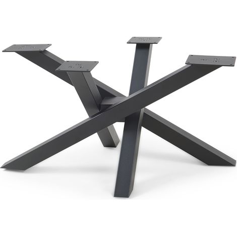 Pata de mesa Umala 80x49x43 cm - Negro [en.casa]