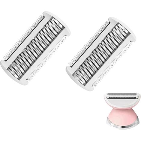 Set di 2 testine di rasoio in acciaio inossidabile per rasoio elettrico BRL140 BRL146 da donna, per uso a secco e sotto la doccia. (1/5)