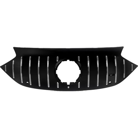 Parrilla delantera, mejora estética AMG, construcción duradera, cromo negro. (1/2)