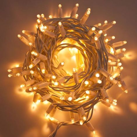 Guirlande lumineuse extérieur IP67 20M 200 LED blanc chaud raccordable 230V Lotti (1/5)