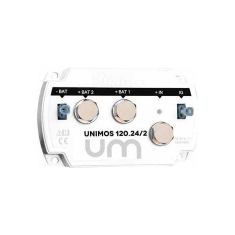Repartiteur De Charge 12/24v - 120a - 2 Sorties - Unimos 120.24/2 - Uniteck