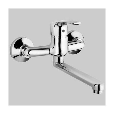 MONOCOMANDO LAVELLLO A PARETE BERRY 2 - Cromo