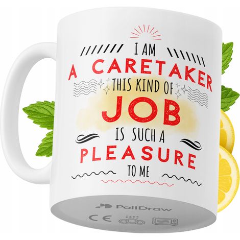 Lustige Tasse für Betreuer – Kaffee- oder Teetasse mit witzigem Textdesign – ideal für Geburtstage, Namenstage, Feiertage und besondere Anlässe. Hochwertige Tasse für Zuhause, Büro und Arbeit. Farbe: 