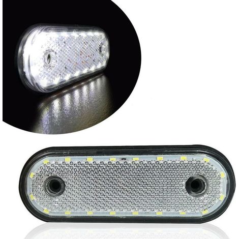Feu de position à LED blanc, 20 LEDs – 12 V