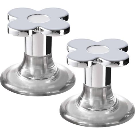 Outil de remplacement pour bouton-poussoir de chasse d'eau de toilette, en forme de fleur (1/5)