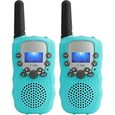 Tragbares Hand-Walkie-Talkie für Kinder, 2-Wege-Funkgeräte, 3 km Reichweite, interaktives Lerngerät