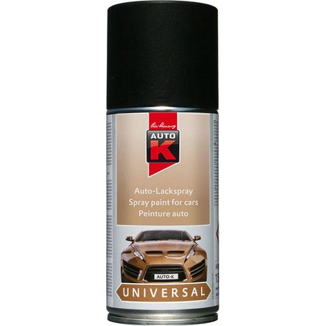 Peinture auto 150 ml (Noir mat) (1/2)