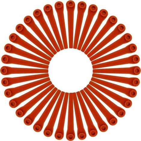 Set mit 100 Ersatzklingen kompatibel mit den GARDENA EasyCut Li-18/23 R Grasscheren (Art.-Nr. 9823) (1/4)
