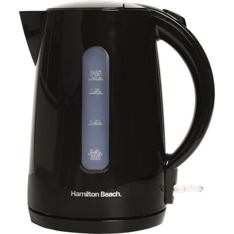 Hamilton Beach, Electric Kettle Essentials Rapid Boil 1.7L Black (1/5)