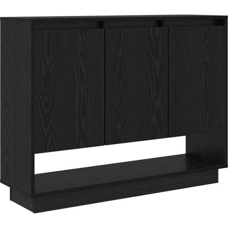 Maison Exclusive - Aparador Roble Negro 97 x 29 x 75 cm Madera de