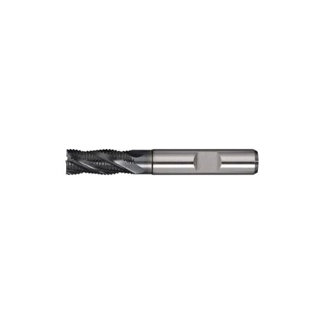 Fresa de vástago DIN 844 Tipo HR D.6mm HSS-Co PM ALCRONA Weldon Z.4 corta TECWERK (1/2)