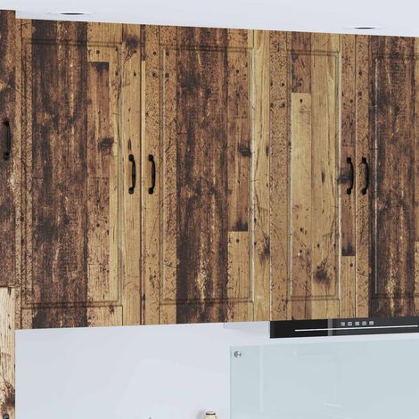 Küchenschrank mit Regal Altholz 50 x 31 x 100 cm Holzwerkstoff