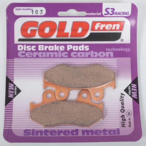 Bremsbelag gold fren für quad honda 250 trx r 1986 bis 1989 ar
