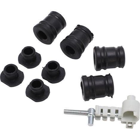 Lot d'accessoires pour tronçonneuse MS180 017 018 : poignée antivibrations, tampon, bouchon, couvercle et tendeur de chaîne. (1/5)