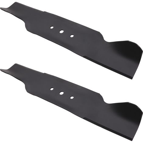 Jeu de lames de 41cm pour tracteur de pelouse MTD, Columbia 105/810 N, lames de tondeuse à gazon (1/2)