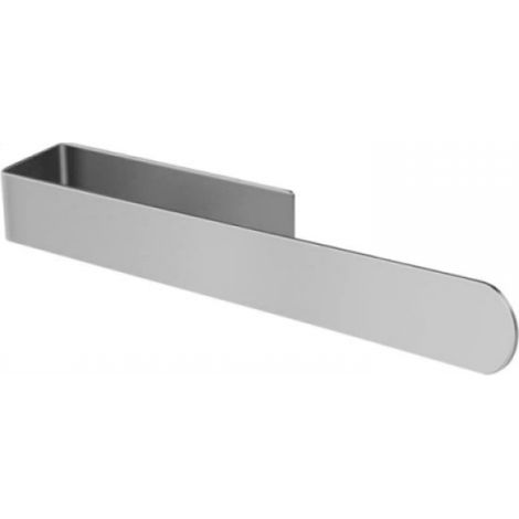 Serviette Porte Salle de Bain sans Perçage Porte-Serviettes Mural en INOX Adhésif 3m 24 cm Argent (1/4)