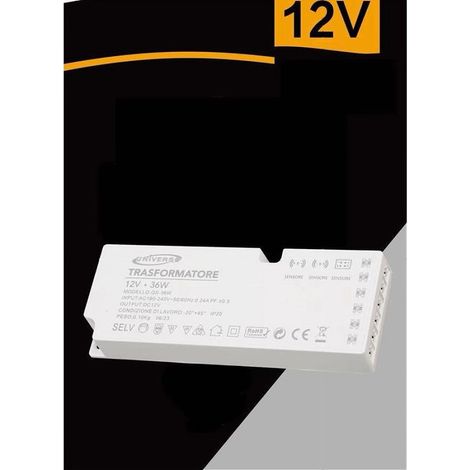 Transformateur 230v Vers 12v Alimentation 36 W Led Strip Light Sensors Qs-36w (1/5)