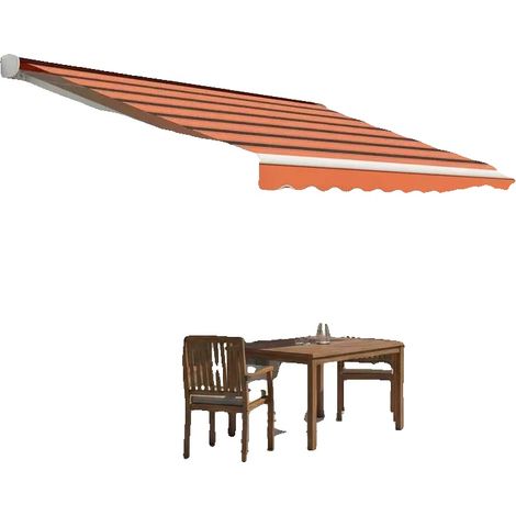 Toldo retráctil, resistente a los rayos UV, impermeable, 150x150 cm (1/2)