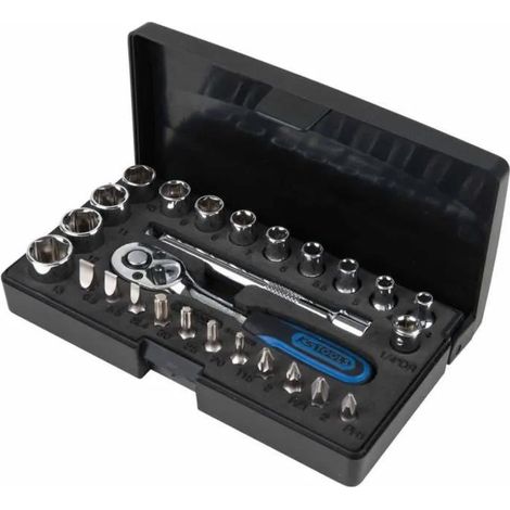 KS Tools Set di chiavi a bussola da 1/4'' CHROMEplus 26 pezzi
