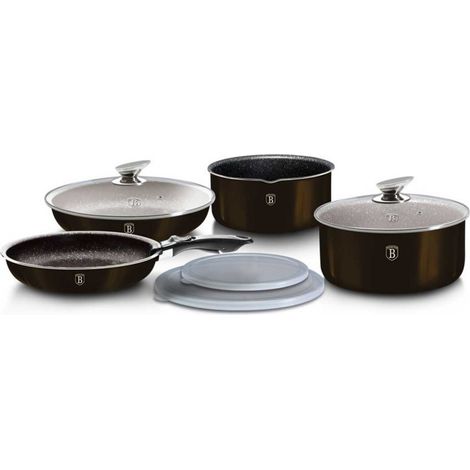 Berlinger Haus BH-7041 9-teiliges Topfset mit abnehmbarem Griff (1/4)