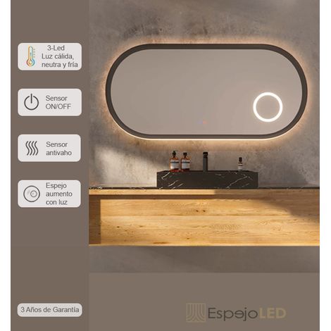 MIROIR RIMINI 140x70 BLANC MAT