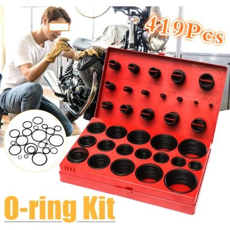 KIT GUARNIZIONI O-RING METRICI SET 419 PZ ASSORTITI IN VALIGETTA (1/5)