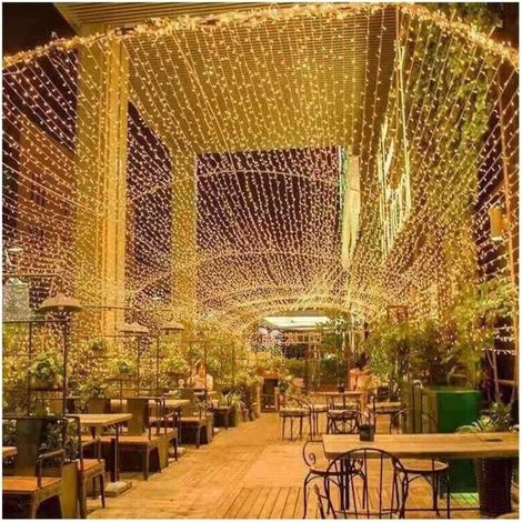 Guirlande lumineuse 100 m 1000 LED pour intérieur et extérieur, lumières de Noël, 8 modes, guirlande lumineuse étanche, câble transparent pour décoration de maison, fête, Noël, mariage, blanc chaud