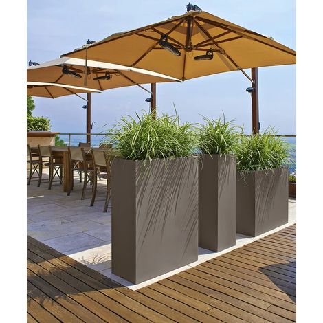 KUBE TOWER - CASSETTA CON DOPPIA PARETE-TORTORA / 70 cm