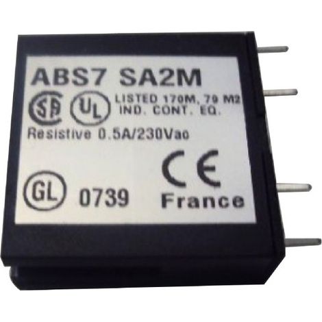 SCHNEIDER ABS7SA2M Relay St.Sor.24 240Vac 0.5A Pitch 10Mm