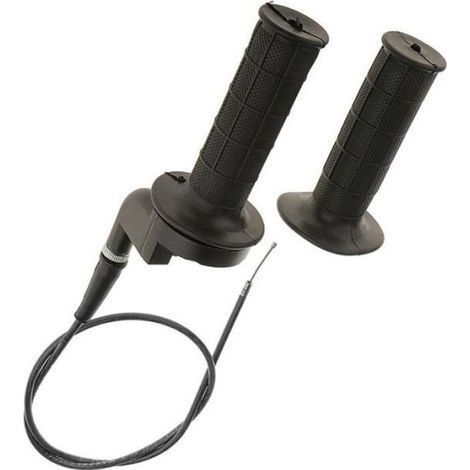 WISDM Poignée De Guidon Papillon De Gaz Pour Moto Tout Terrain Câble Accélérateur 50-250CC Dirt Bike VTT Moto Accessoire (1/3)