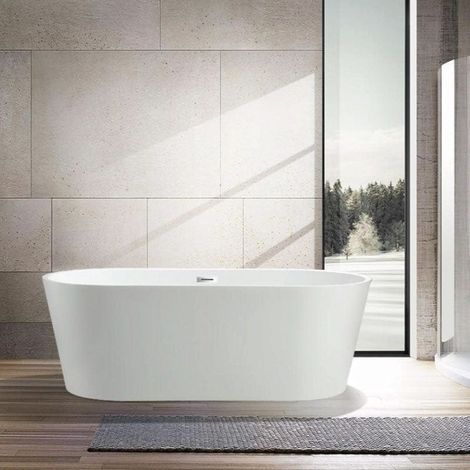 Freistehende Badewanne BERWIN 137 cm (1/5)