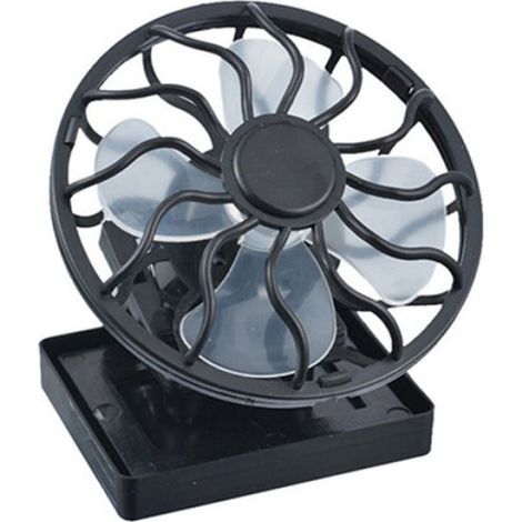 Ventilateur Solaire Portable - ABS - Pour Chapeau ou Vêtement - Camping Randonnée Pêche Escalade - 1 Pièce
