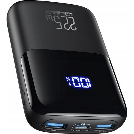Powerbank Iniu BI-B61 2xUSB 10000mAh 22.5W Pantalla LCD QC4.0 PD3.0 (1/5)