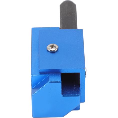Équerre à bois, ciseau à angle droit, bédane carré pour mortaiser serrures de porte, rainurer, outil menuisier bleu (1/5)