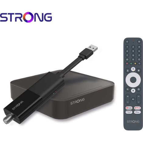 Strong SRT 427 Google TV Box 4K UHD DVB-TS Dolby Vision Atmos Android 11