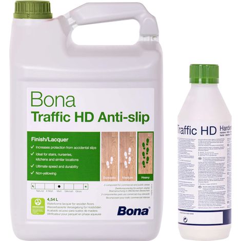 BONA TRAFFIC HD Antislip 2K 4,95 L 4,5 Liter + 0,45 HD Härter (1/5)