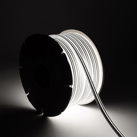LED-Streifen Rolle Neon Dimmbar 48V DC NFLEX6 50 Meter IP65 Kaltweiß (1/4)