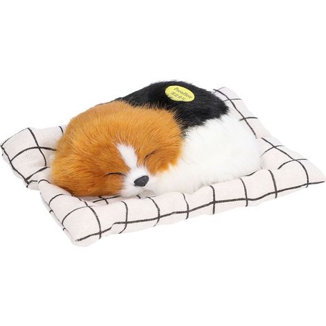 Tapis en peluche réaliste pour chiens dormant (1/2)